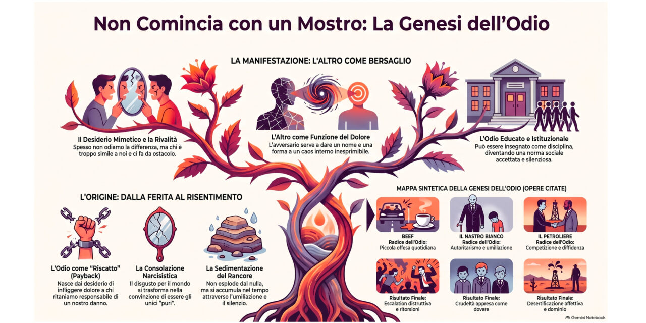 NON COMINCIA CON UN MOSTRO:<br>come impariamo a odiare